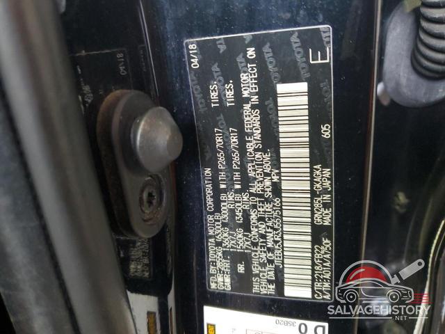 JTEBU5JR3J5575166 2018 TOYOTA 4RUNNER photo no. 14