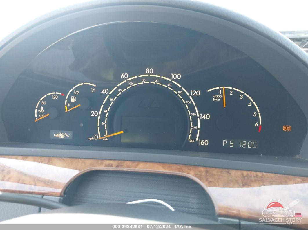 WDBNG75JXYA049917 2000 MERCEDES-BENZ S photo no. 7