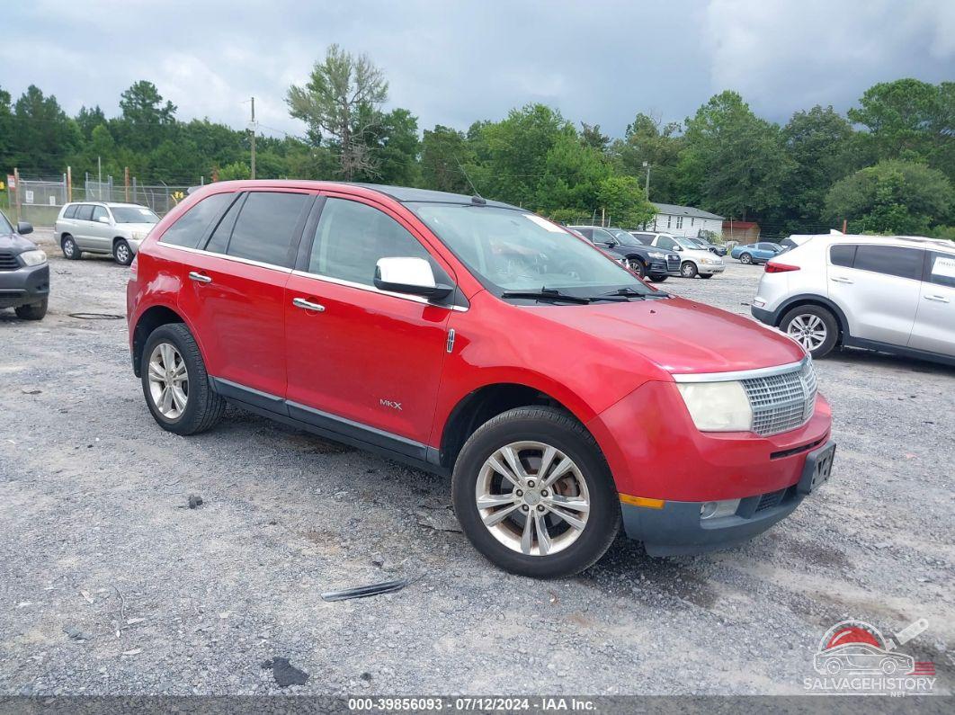 2LMDJ6JC0ABJ02683 2010 LINCOLN MKX photo no. 1