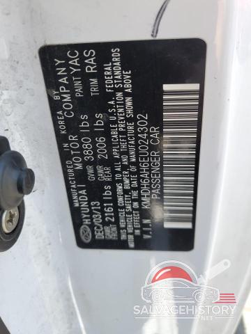 KMHDH6AH6EU024302 2014 HYUNDAI ELANTRA photo no. 12