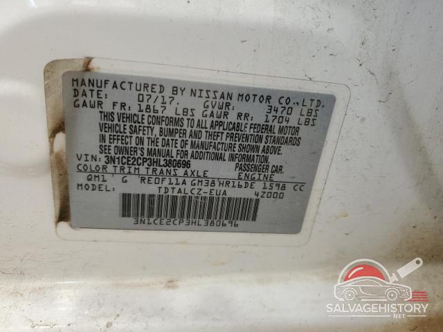 3N1CE2CP3HL380696 2017 NISSAN VERSA photo no. 12