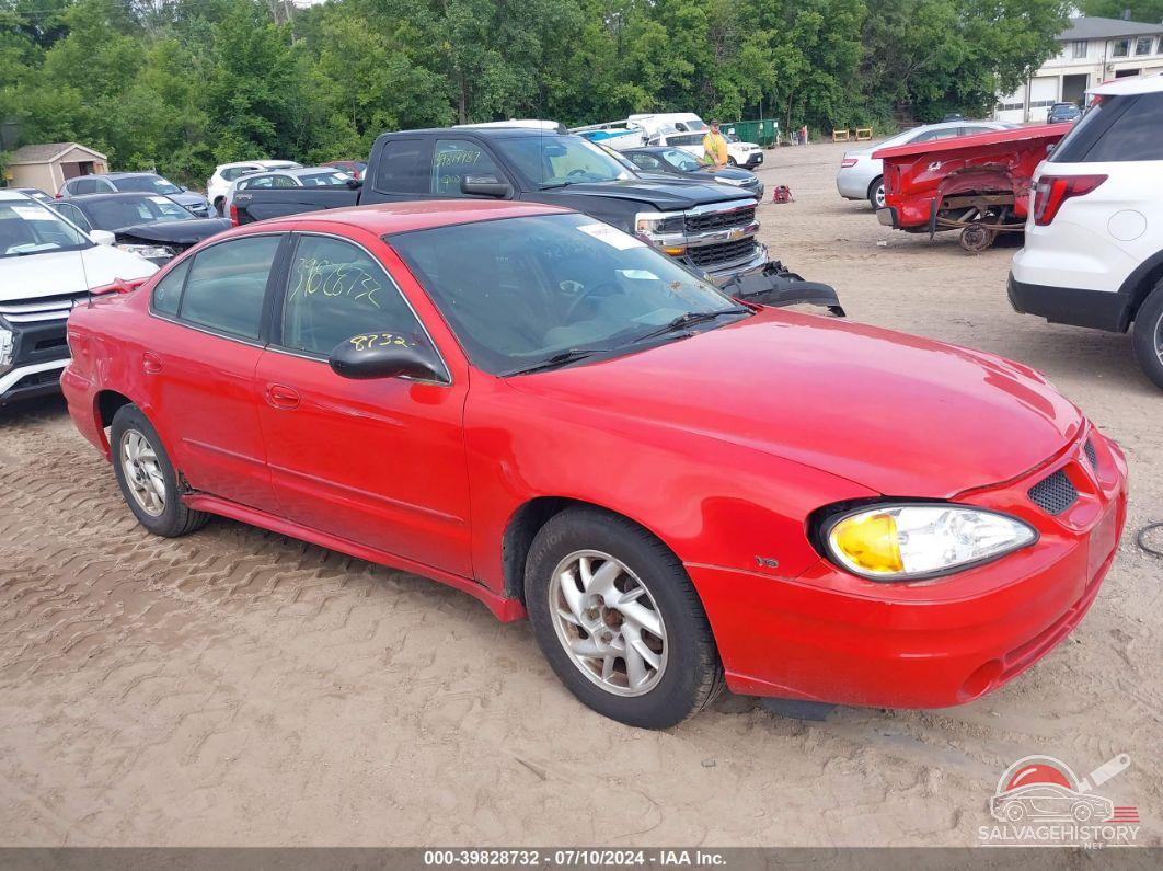 1G2NF52E14M586382 2004 PONTIAC GRAND AM photo no. 5