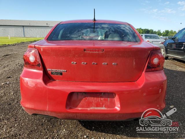 1C3CDZAB5CN224365 2012 DODGE AVENGER photo no. 6