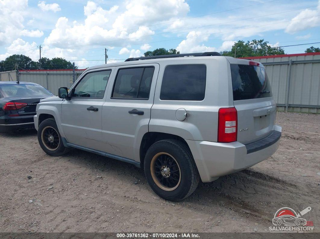 1J8FF28WX8D543575 2008 JEEP PATRIOT photo no. 3