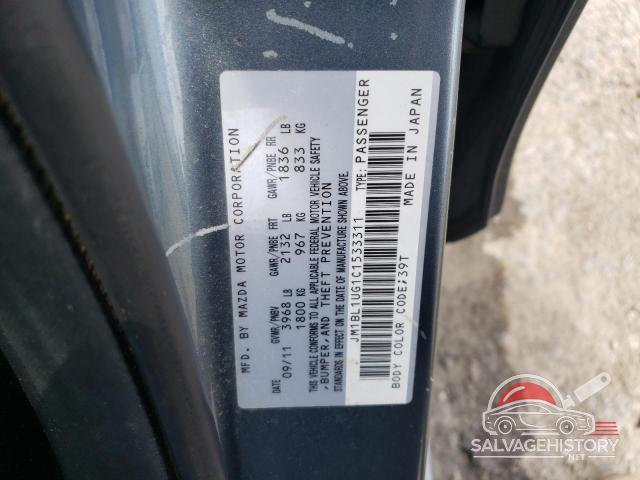 JM1BL1UG1C1533311 2012 MAZDA 3 photo no. 12