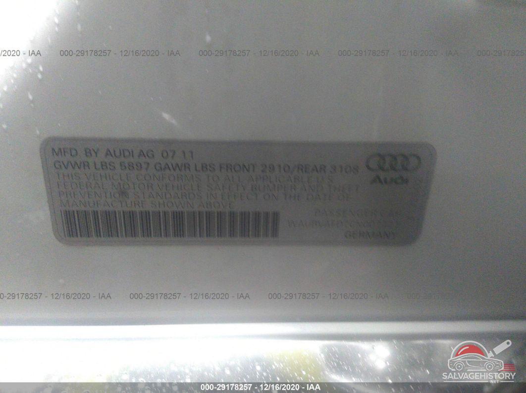 WAURVAFD7CN007721 2012 AUDI A8 L photo no. 9