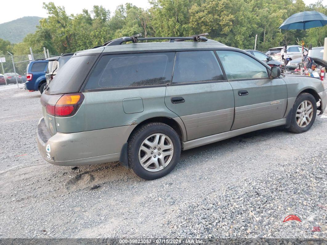 4S3BH675X36631748 2003 SUBARU OUTBACK photo no. 4
