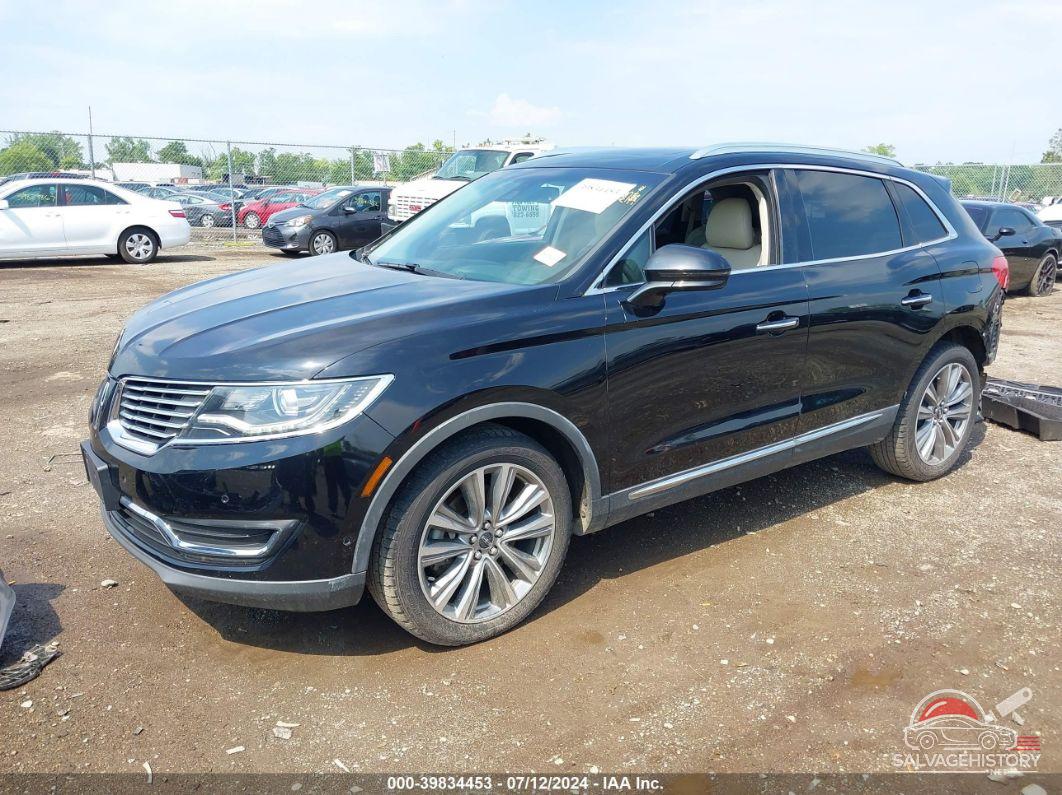 2LMPJ8LP2HBL10549 2017 LINCOLN MKX photo no. 2