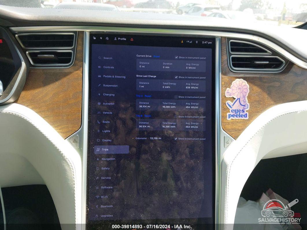 5YJXCBE24GF015608 2016 TESLA MODEL X photo no. 7