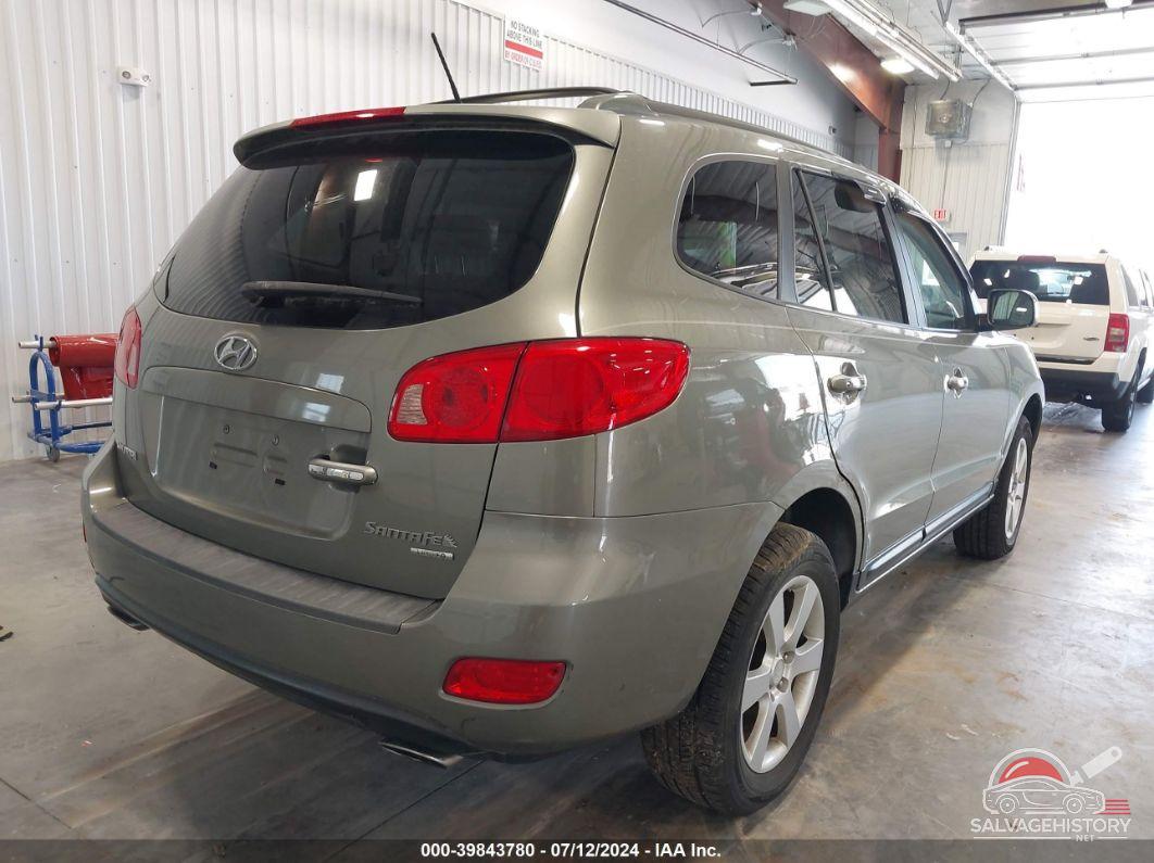 5NMSH13E77H072662 2007 HYUNDAI SANTA FE photo no. 4