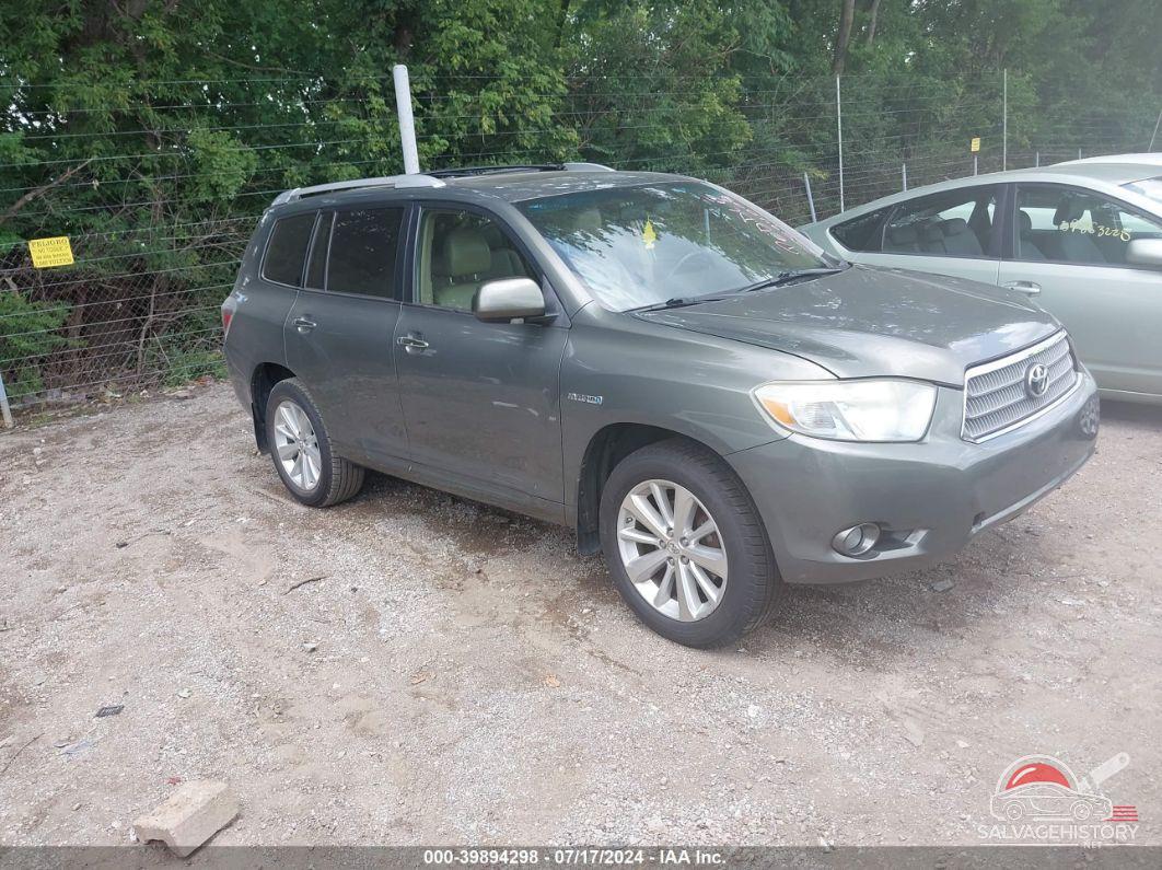 JTEEW44A482009360 2008 TOYOTA HIGHLANDER HYBRID photo no. 1