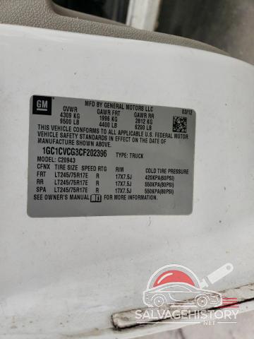 1GC1CVCG3CF202396 2012 CHEVROLET ALL Models photo no. 12