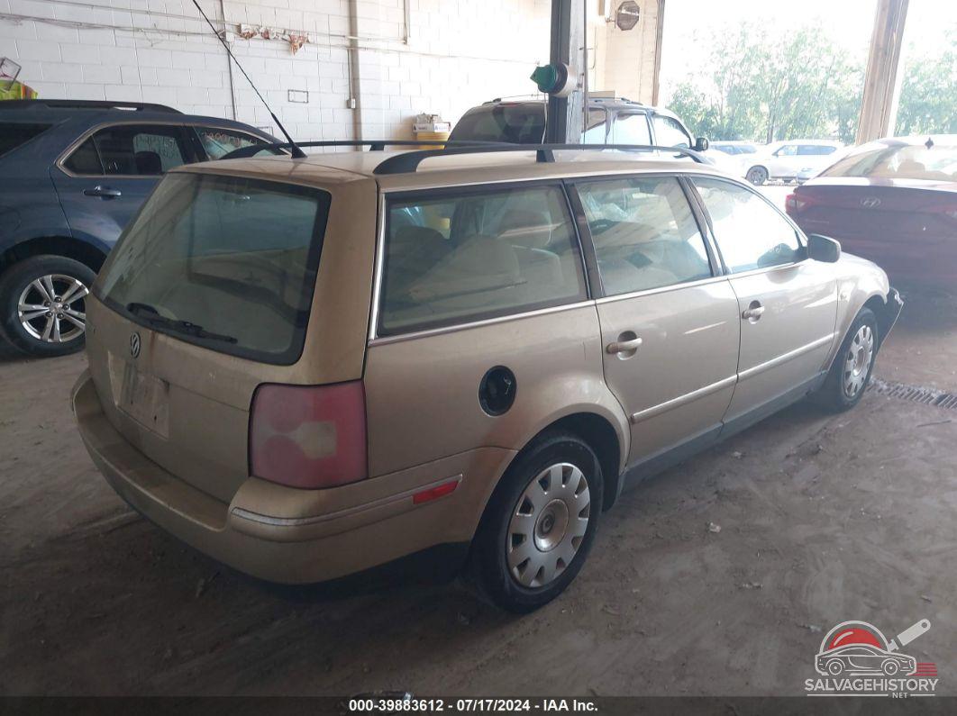 WVWND63B53E120281 2003 VOLKSWAGEN PASSAT photo no. 4