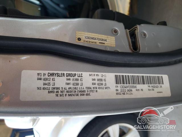 1C3CDWDA7CD535545 2012 DODGE CALIBER photo no. 12