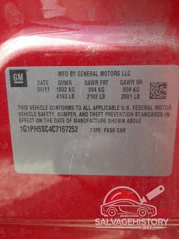 1G1PH5SC4C7167252 2012 CHEVROLET CRUZE photo no. 12