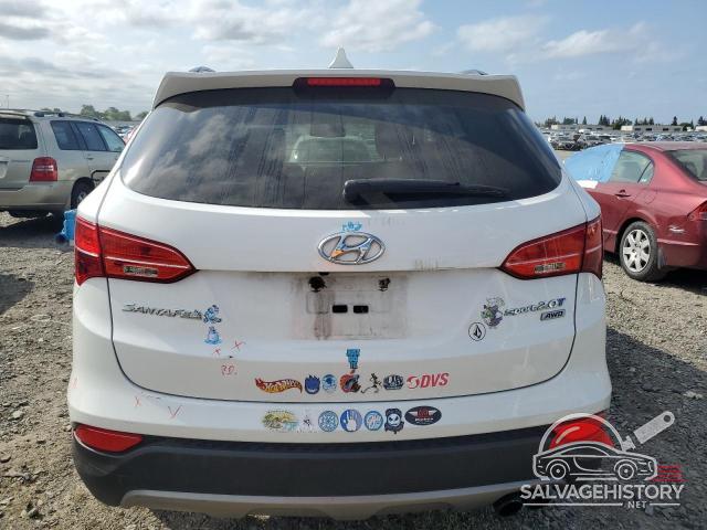5XYZUDLA6EG166001 2014 HYUNDAI SANTA FE photo no. 6