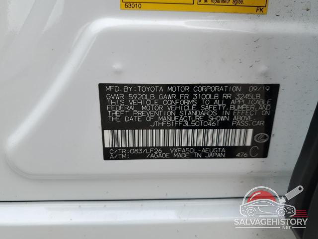JTHF51FF3L5010461 2020 LEXUS LS500 photo no. 13