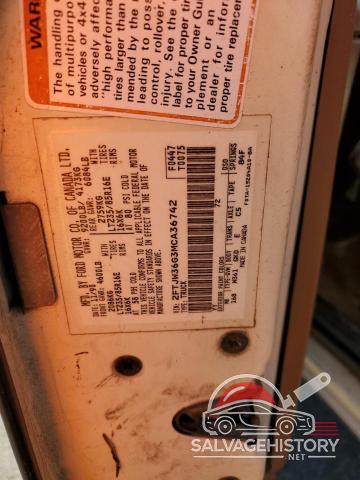 2FTJW36G3MCA36742 1991 FORD ALL Models photo no. 12