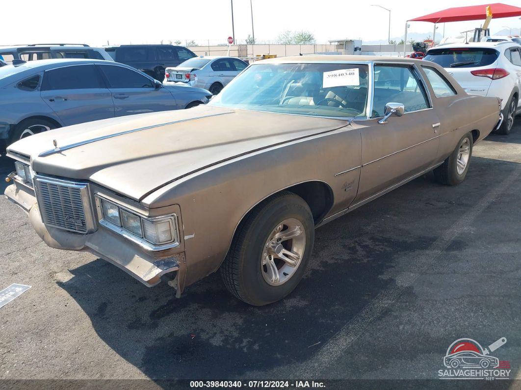 2R47Z6P242140 1976 PONTIAC BONNEVILLE photo no. 2