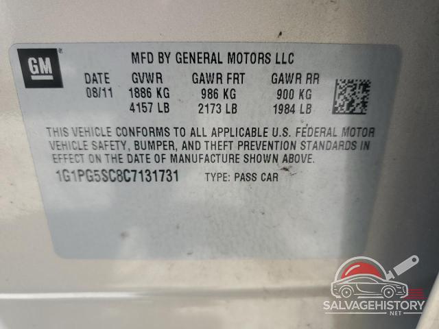 1G1PG5SC8C7131731 2012 CHEVROLET CRUZE photo no. 12