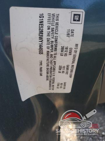 1G1NE52M3WY144665 1998 CHEVROLET MALIBU photo no. 13