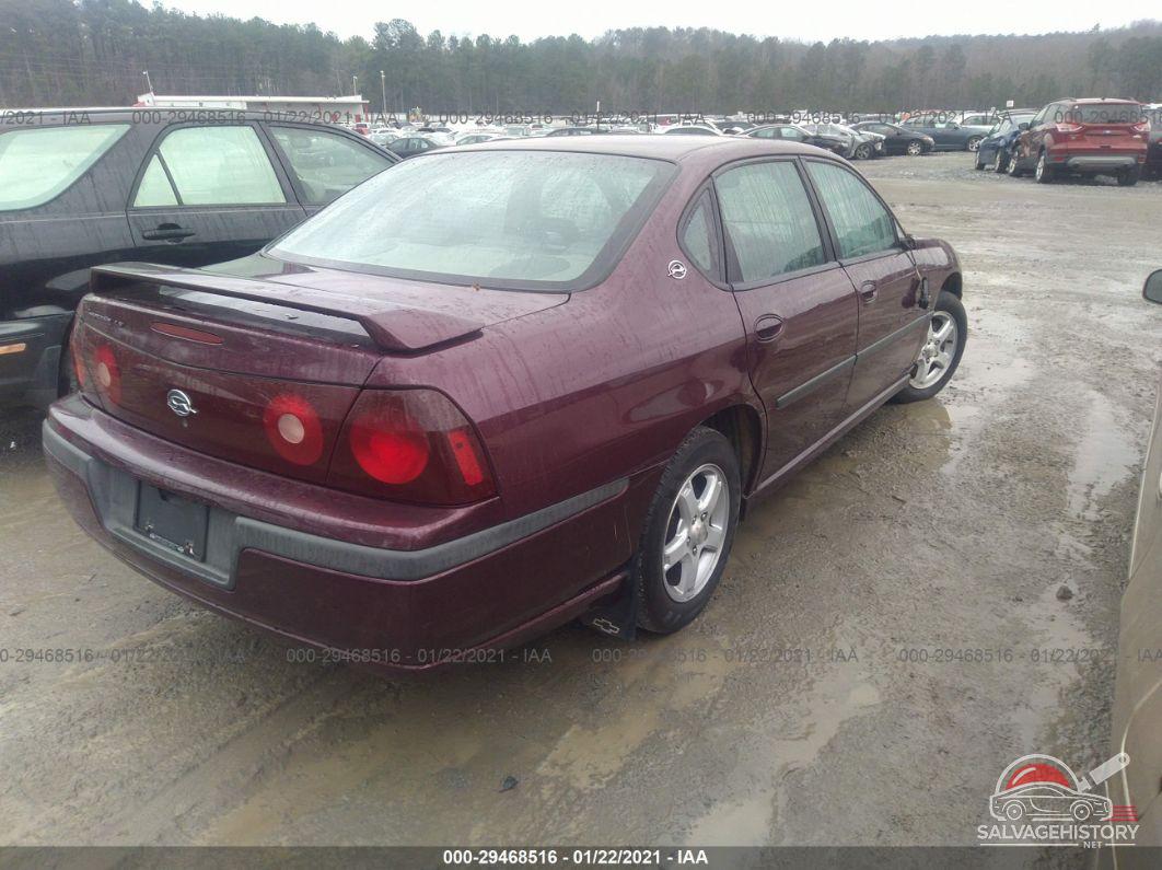 2G1WH52K639227243 2003 CHEVROLET IMPALA photo no. 4