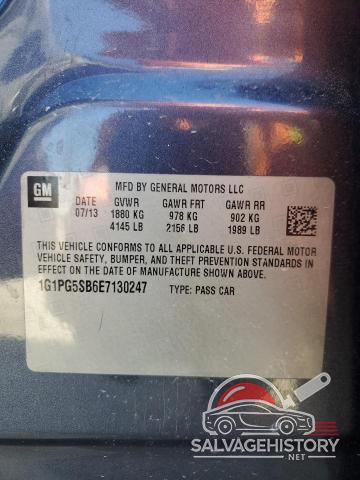 1G1PG5SB6E7130247 2014 CHEVROLET CRUZE photo no. 12