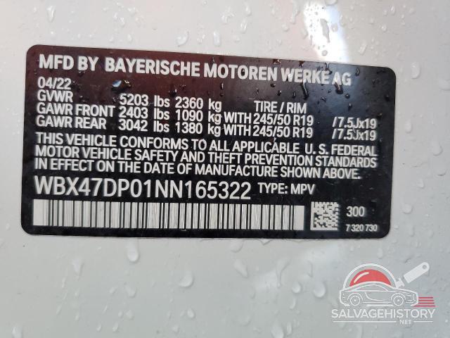 WBX47DP01NN165322 2022 BMW X3 photo no. 13