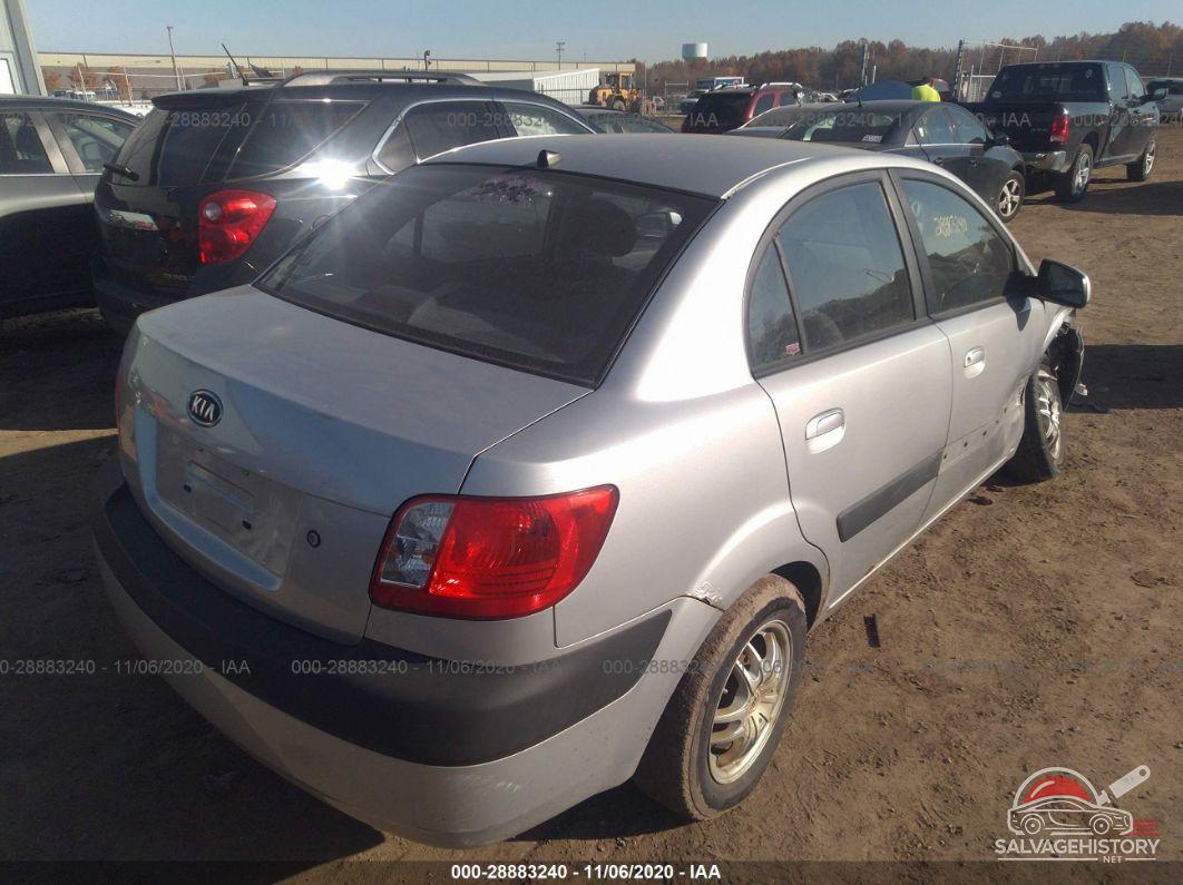 KNADE123186389401 2008 KIA RIO photo no. 4