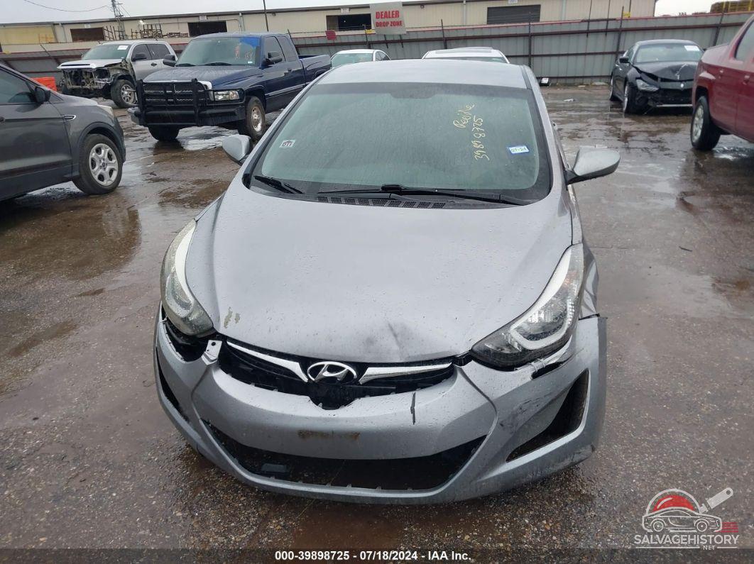 5NPDH4AEXGH758016 2016 HYUNDAI ELANTRA photo no. 6