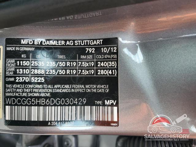WDCGG5HB6DG030429 2013 MERCEDES-BENZ GLK-CLASS photo no. 13