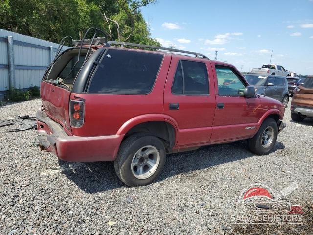 1GNCS13W2Y2242213 2000 CHEVROLET BLAZER photo no. 3