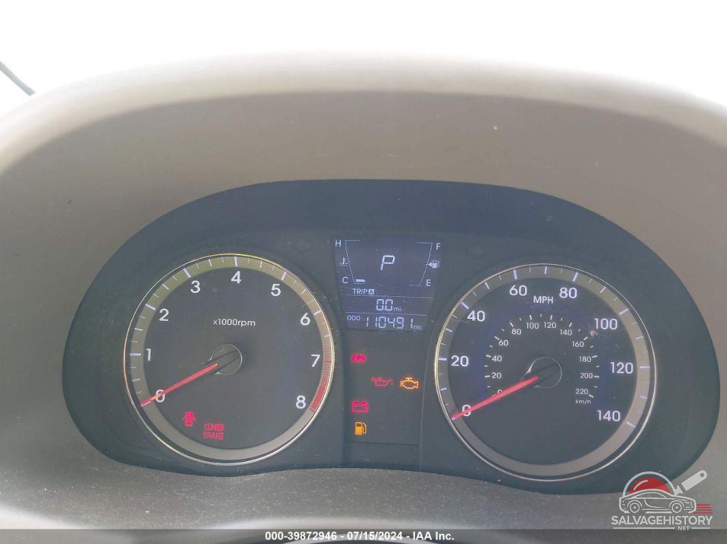 KMHCT4AE9DU500609 2013 HYUNDAI ACCENT photo no. 7