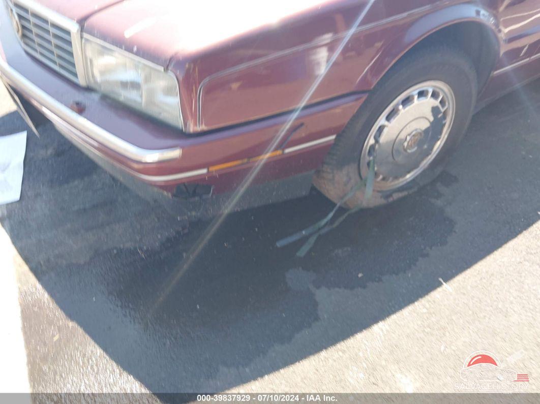 1G6VR3177HU101178 1987 CADILLAC ALLANTE photo no. 6