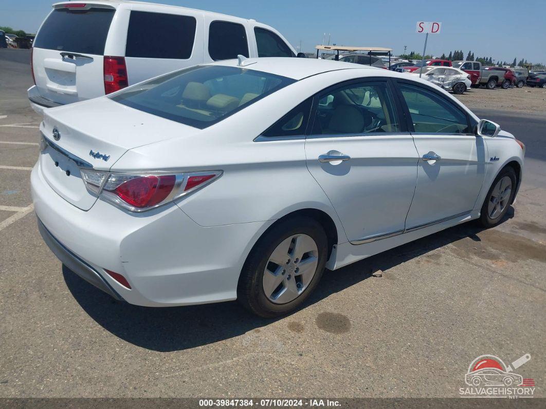 KMHEC4A41BA012804 2011 HYUNDAI SONATA HYBRID photo no. 4
