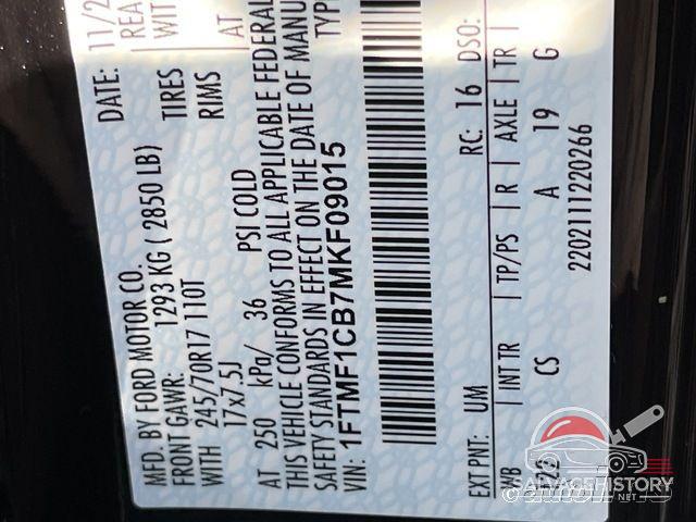 1FTMF1CB7MKF09015 2021 FORD F150 photo no. 9