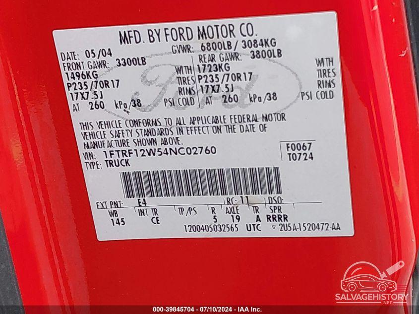 1FTSX31F33EA94259 2003 FORD F350 photo no. 9