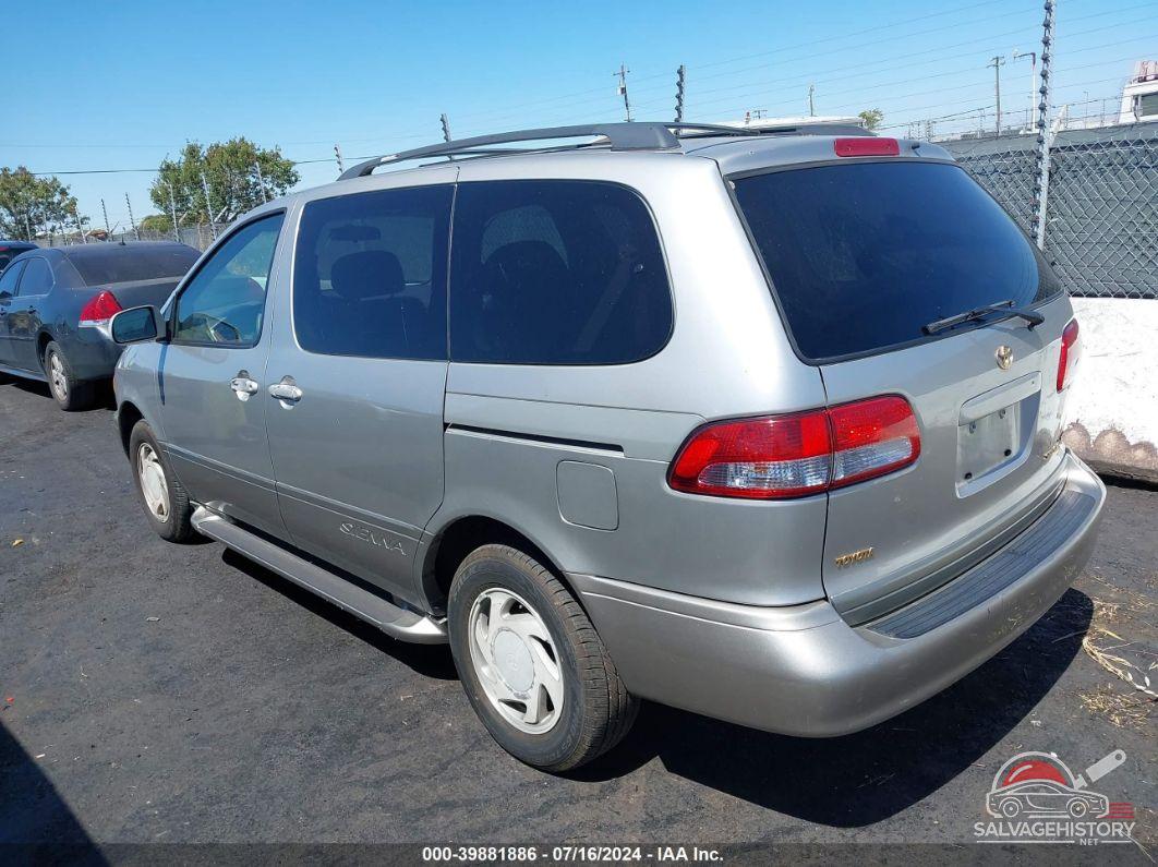 4T3ZF13C51U365109 2001 TOYOTA SIENNA photo no. 3