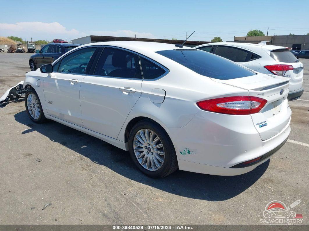 3FA6P0SU8ER112239 2014 FORD FUSION ENERGI photo no. 3