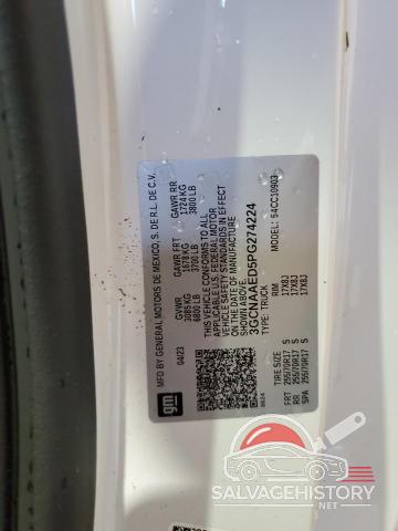3GCNAAED5PG274224 2023 CHEVROLET ALL Models photo no. 13