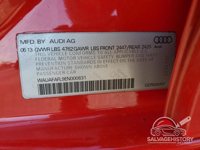 WAUAFAFL9EN000631 2014 AUDI A4 photo no. 13
