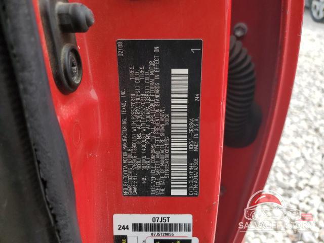 5TFRT54198X021852 2008 TOYOTA TUNDRA photo no. 13
