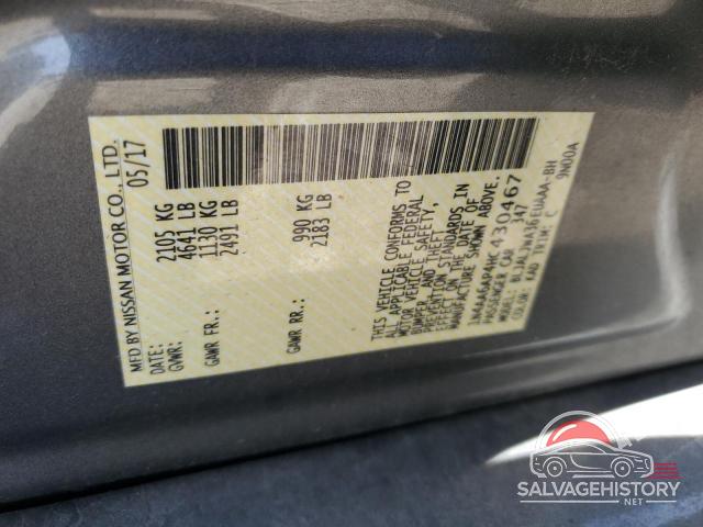 1N4AA6AP4HC430467 2017 NISSAN MAXIMA photo no. 12