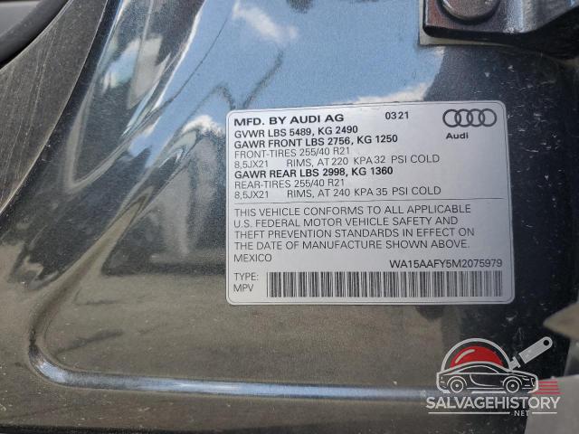 WA15AAFY5M2075979 2021 AUDI Q5 photo no. 13