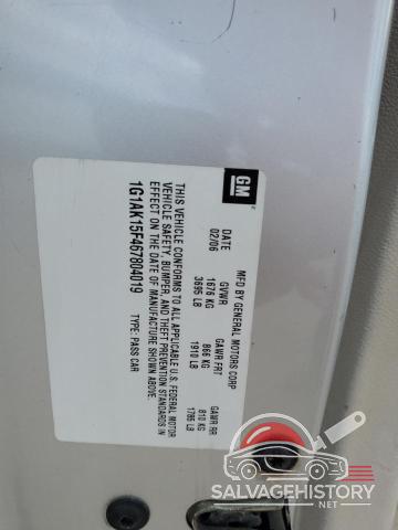 1G1AK15F467804019 2006 CHEVROLET ALL Models photo no. 12