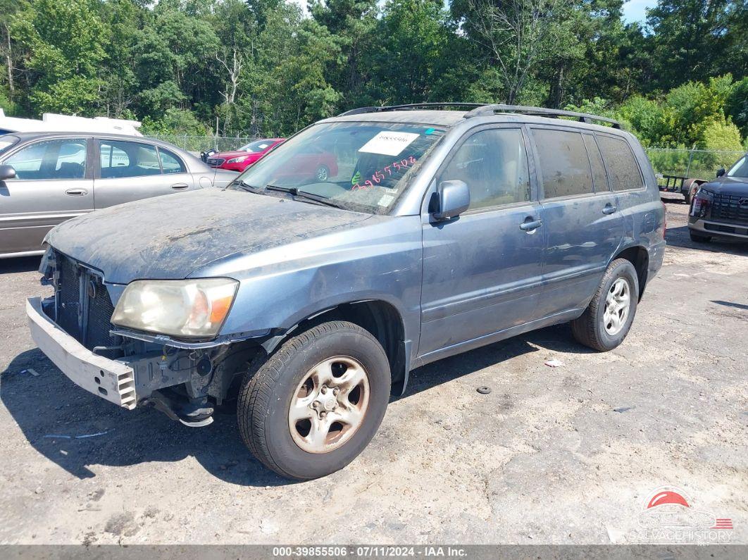 JTEGD21A140094560 2004 TOYOTA HIGHLANDER photo no. 2