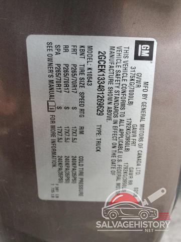 2GCEK133481269629 2008 CHEVROLET ALL Models photo no. 12