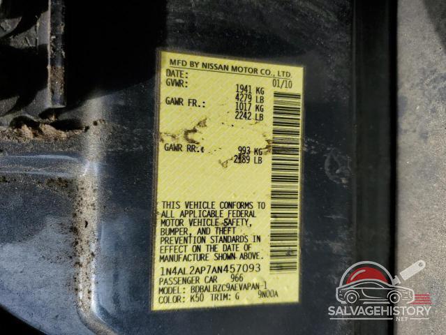 1N4AL2AP7AN457093 2010 NISSAN ALTIMA photo no. 13