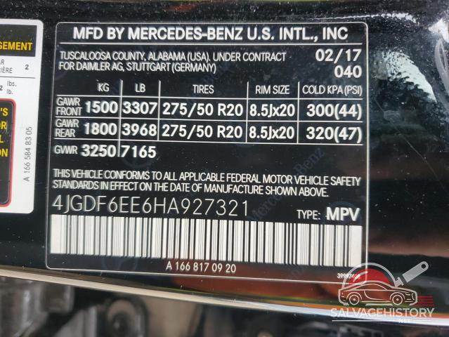 4JGDF6EE6HA927321 2017 MERCEDES-BENZ GLS-CLASS photo no. 14