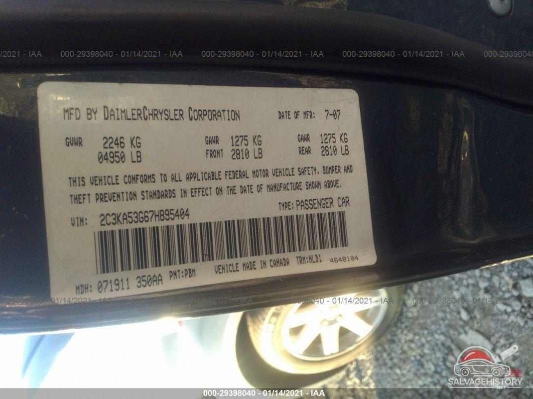 2C3KA53G67H895404 2007 CHRYSLER 300 photo no. 9